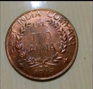 Mix Token Coins Quarter Anna Or Two Anna