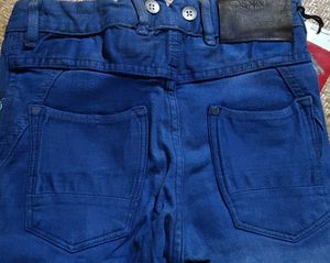 Blue Jeans with Patches