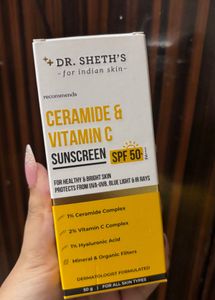 Dr. Sheth's Ceramide & Vitamin C Sunscreen SPF 50+