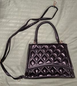 Quilted Black Crossbody Bag