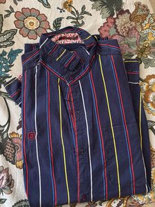 Men's Striped Casual Shirt