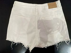 White Denim Cutoff Shorts