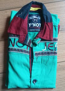 Y'Not Kids Zone Green Shirt