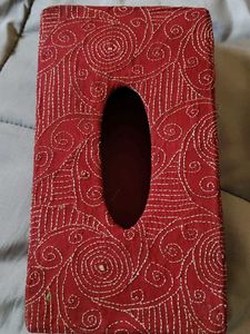 kantha work tissue box