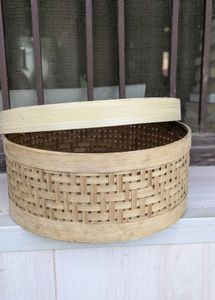 Woven Bamboo Basket (1)