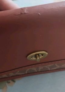 Coach Signature Monogram Handbag