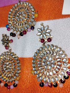 Elegant Kundan Jewelry Set