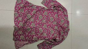 Elegant Printed Cotton Kurta