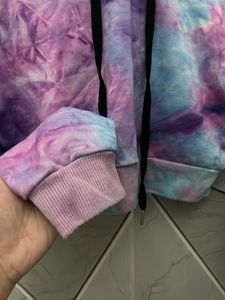shein Tie-Dye Cropped Hoodie