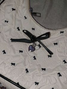 savana white bow shoulder bag
