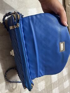Blue Shoulder/sling Bag