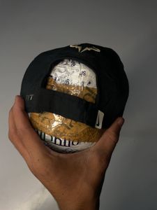 Black Baseball Cap with Logo
