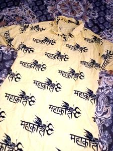 Printed Yellow Shirt