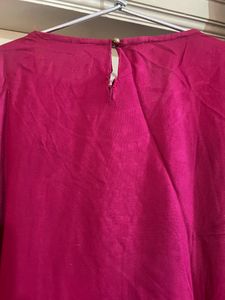W Red Kurta - Large