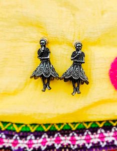 Girl Silver Earrings (jhumke)