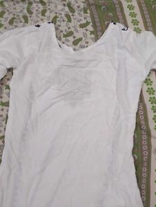 Embroidered White Kurta