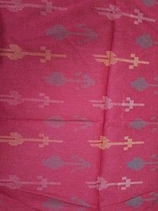 Vibrant Pink Ikat blouse material