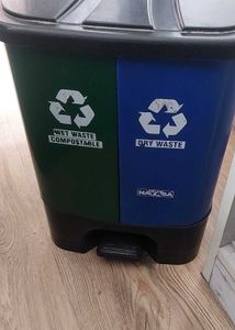 Nayasa 2-in-1 Pedal Dustbin - 33 L