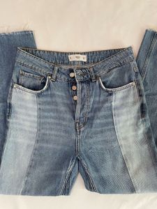 Stylish Two-Tone Denim Jeans
