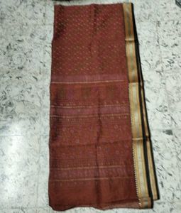 Elegant Maroon Saree