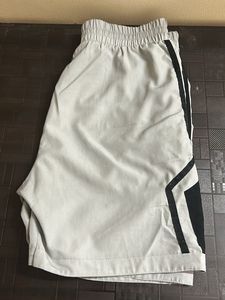 Grey Basketball Shorts with Number 23