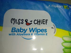 Miss &amp; Chief Baby Wipes Pack Of 3