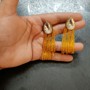 Brand new kundan  earrings nd bracelete