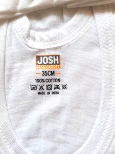 NEW JOSH DIXCY SCOTT Baby Vest Set of 2 | 3–6M |