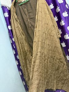 Elegant Brown Kurti Set
