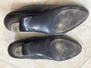 Black Block Heel Pumps