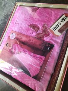 🔥 Beautiful Pink  party wear saree 💕