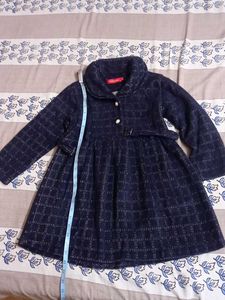 Girl's Navy Blue Coat