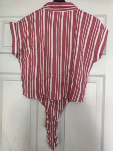 AND Front Tie Stylish Top