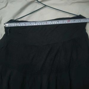 Black Tiered 34,36 👗 Mini Skirt