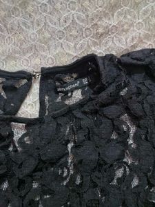 Chic Black Lace Dress