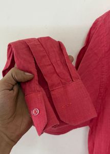 Men's Red Cavalla Shirt with Horse Logo
