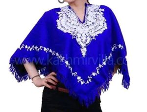royal blue kashmiri top - Teal green color