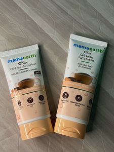 Mamaearth Chia Moisturizer & Face Wash Duo
