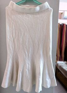 🦢White Ribbed Mermaid Skirt 🦢