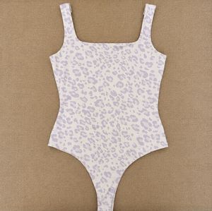 Leopard Print One-Piece Swimsuit