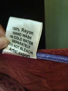 Maroon Embroidered Kurta