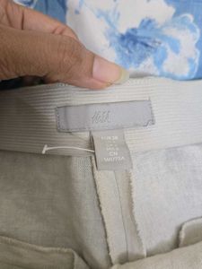 Linen Wrap Skirt Shorts