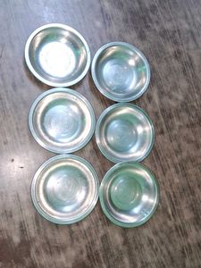 Set of 6 Vintage Metal Bowls