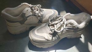 Shoetopia White Chunky Sneakers