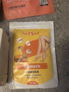 body wax painless kit  steamer and mice