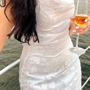 Elegant White Slip Dress