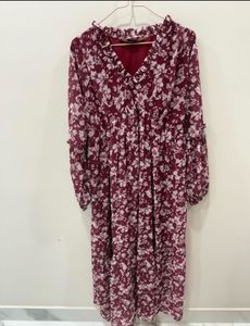 Combo of 2 Maxi &amp; Midi Floral Print Dresses