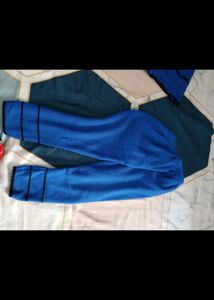 Blue Knitted Co-ord Set( 3 pcs set)