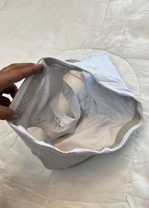 Nike White Sports Bra