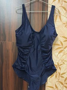 Elegant Navy One-Piece Swimsuit